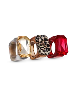 Ensemble de bagues - Statement Stones