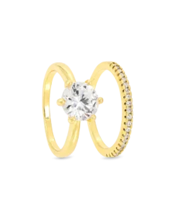Ensemble de bagues - Timeless Gold