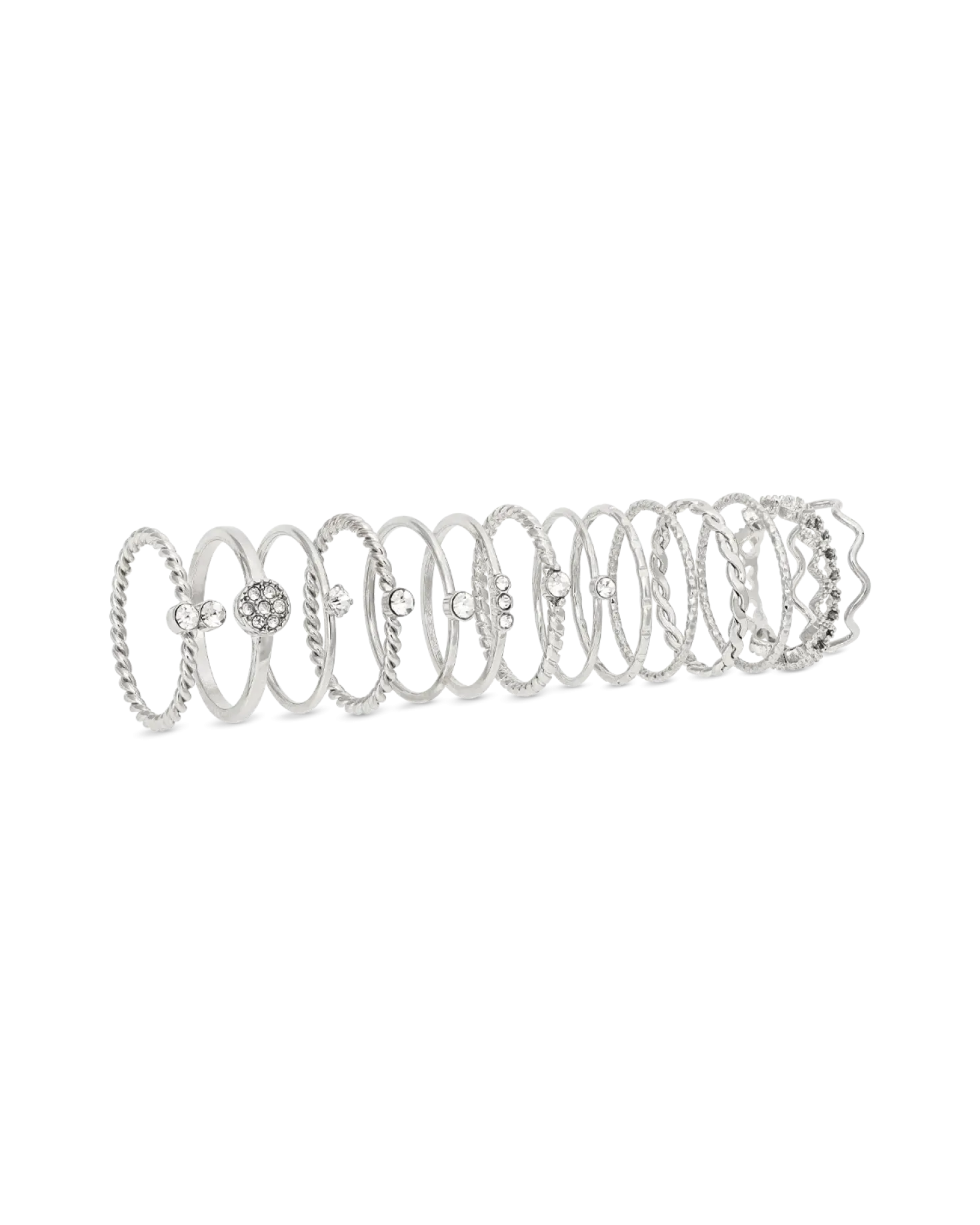 Ensemble de bagues - Various Silvers