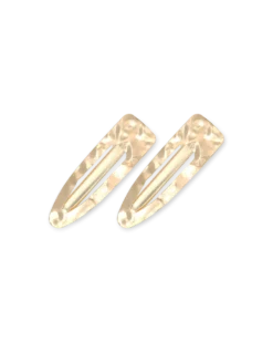 Ensemble de barrettes - Hammered Gold