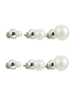 Ensemble de boucles d'oreilles - Shiny Pearl