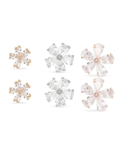 Ensemble de boucles d'oreilles - Flower Power