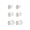 Ensemble de boucles d'oreilles - Pearly Shimmer