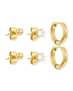 Ensemble de boucles d’oreilles - Iconic Trio