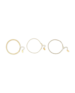 Ensemble de bracelets - Basic Steel