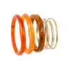 Ensemble de bracelets joncs - Golden Amber
