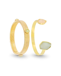 Ensemble de bracelets joncs - Pastel Summer