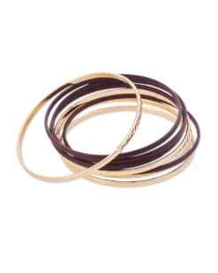 Ensemble de bracelets joncs - Ruby Bliss