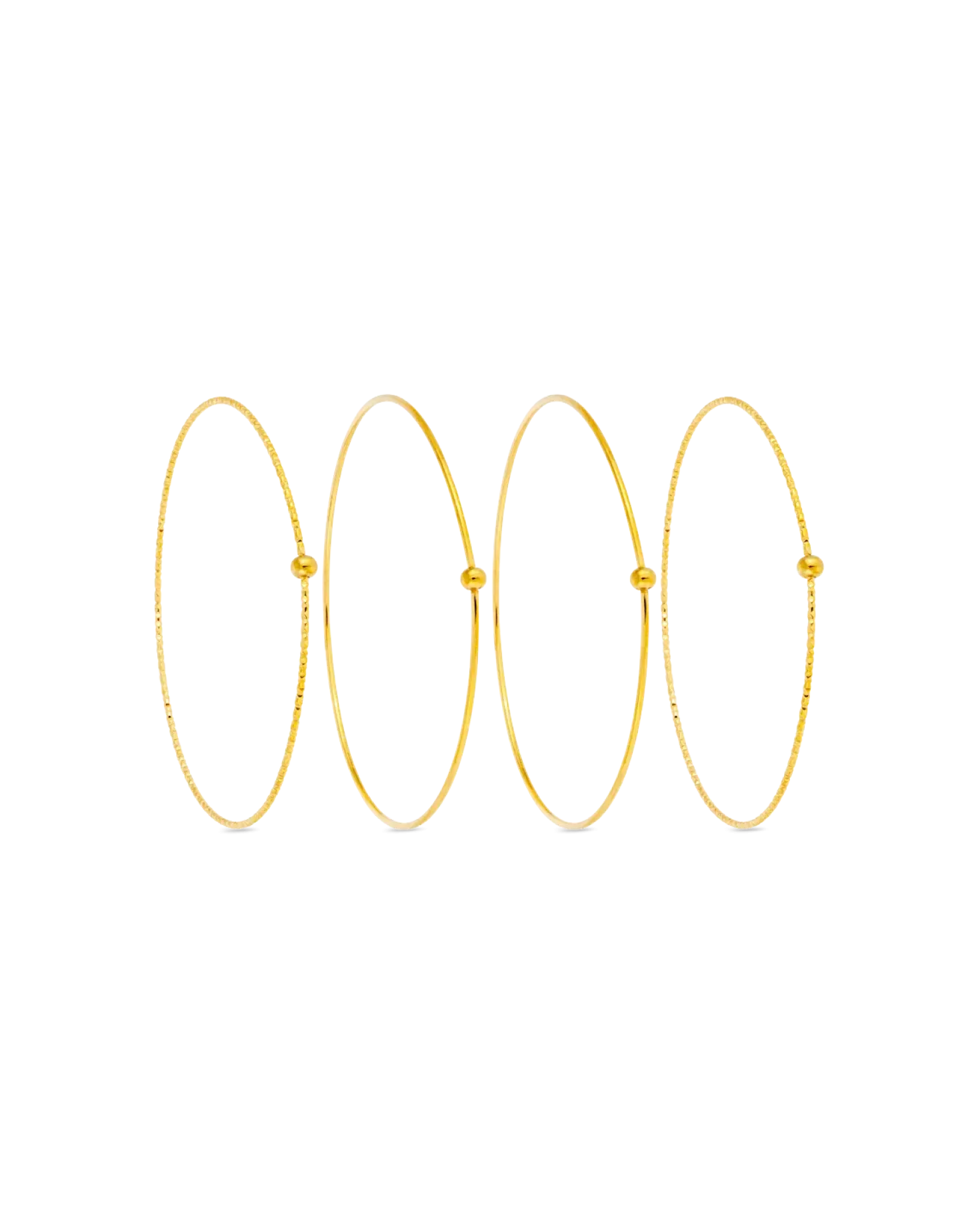 Ensemble de bracelets joncs - Steel Summer