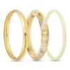 Ensemble de bracelets joncs - Soft Marble