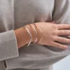 Ensemble de bracelets joncs - Wavy Trio