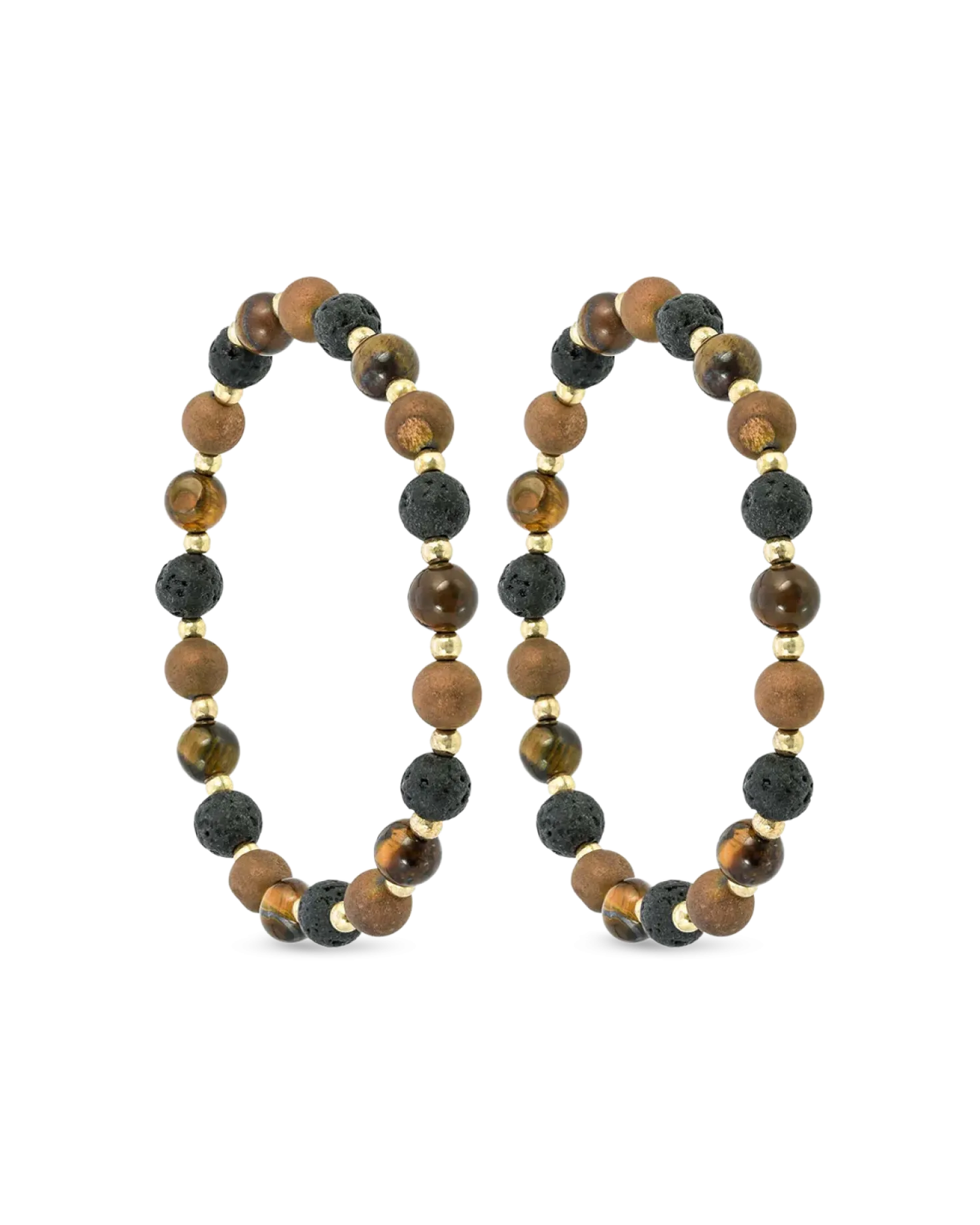 Ensemble de bracelets - Lava Stone