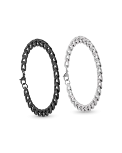 Ensemble de bracelets pour hommes - Chunky Chains