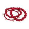 Ensemble de bracelets - Triple Red