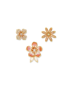 Ensemble de broches - Glittering Flowers