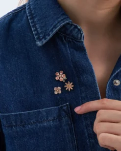Ensemble de broches - Glittering Flowers