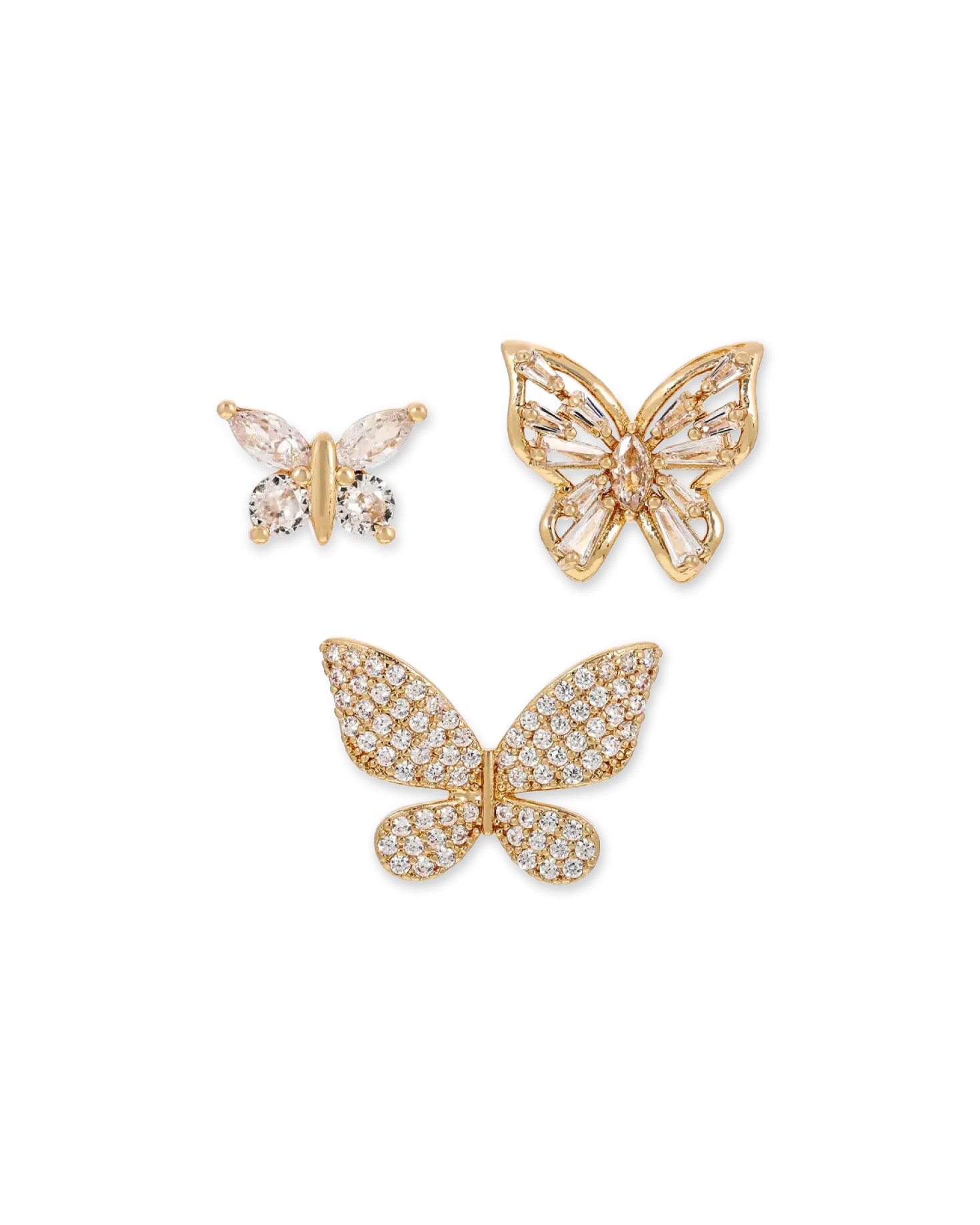 Ensemble de broches - Golden Trio