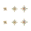 Ensemble de clous d'oreilles - Colorful Stars