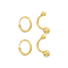 Ensemble de clous d'oreilles - Classic Design