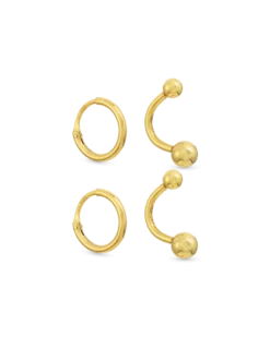 Ensemble de clous d'oreilles - Classic Design
