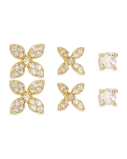 Ensemble de clous d'oreilles - Floral Fizz