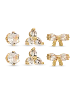 Ensemble de clous d'oreilles - Mindful Trio