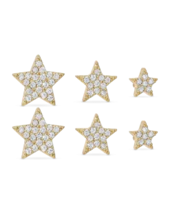 Ensemble de clous d'oreilles - Night Stars