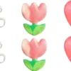 Ensemble de clous d'oreilles pour enfant - Pink Spring