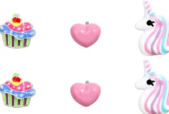 Ensemble de clous d'oreilles pour enfant - Pink Charms