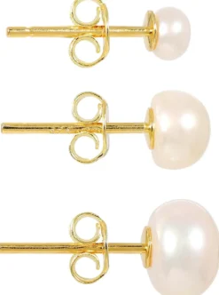 Ensemble de clous d'oreilles - Pearly Essentials