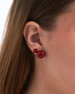 Ensemble de clous d'oreilles - Red Balls
