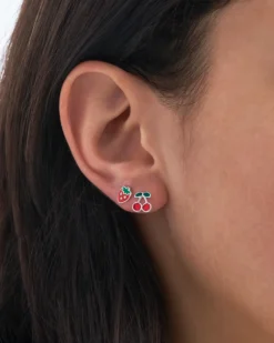 Ensemble de clous d'oreilles - Red Fruits