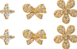 Ensemble de clous d'oreilles - Sparkling Springtime