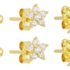 Ensemble de clous d'oreilles - Spring Trio