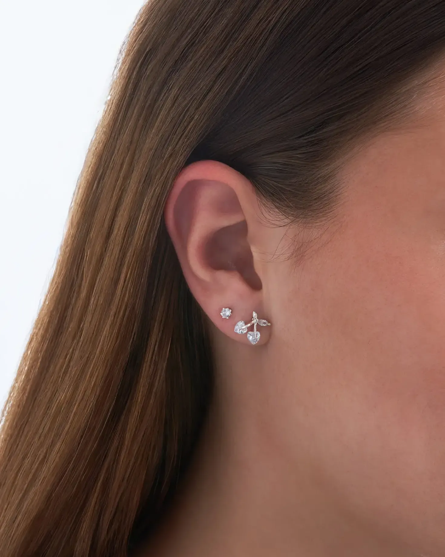 Ensemble de clous d'oreilles - Sparkling Cherry