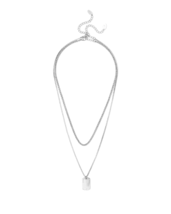 Ensemble de colliers pour homme - Silver Tag