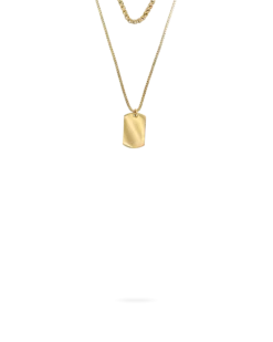 Ensemble de colliers pour homme - Golden Tag