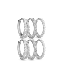 Ensemble de créoles - Basic Silvers