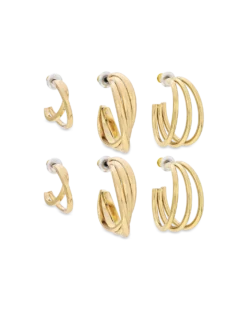 Ensemble de créoles - Golden Twist