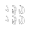 Ensemble de créoles - Silver Twist