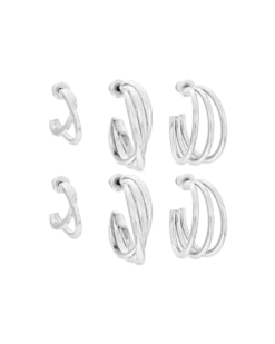 Ensemble de créoles - Silver Twist