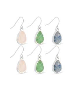 Ensemble de pendants d'oreilles - Pastel Gems
