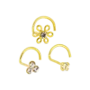 Ensemble de piercings - Golden Trio