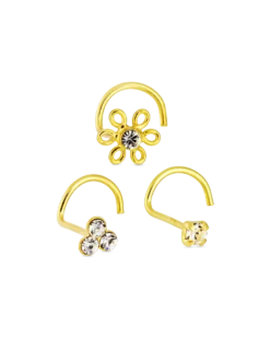 Ensemble de piercings - Golden Trio