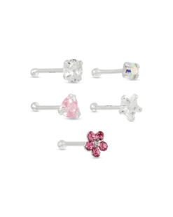 Ensemble de piercings - Pink Sparkle