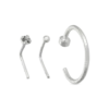 Ensemble de piercings - Simple Silver
