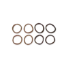 Ensemble d'élastique pour cheveux - Brown