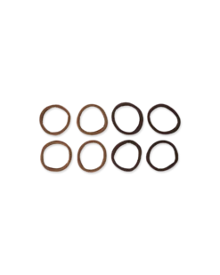Ensemble d'élastique pour cheveux - Brown