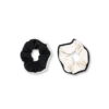 Ensemble d'élastiques pour cheveux - Black White
