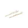 Ensemble d'épingles à cheveux - White Flowers